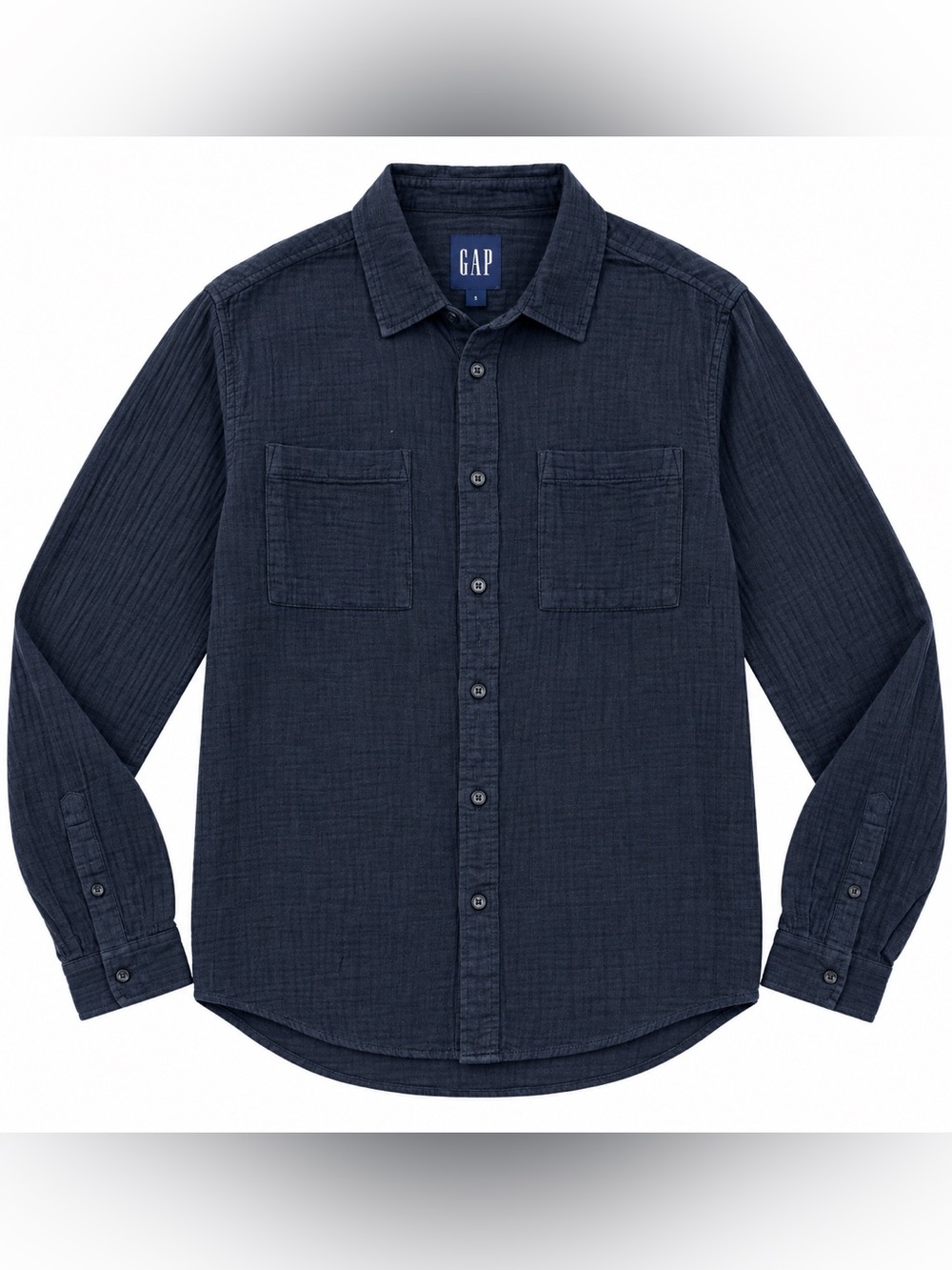 GAP Black Button-Front Women's Shirt